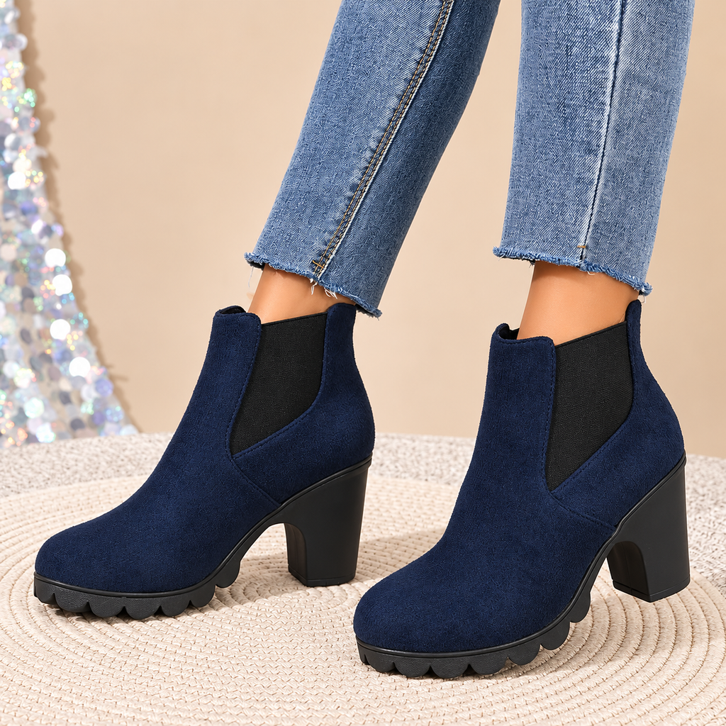 Chelsea Block Booties – VORTESA